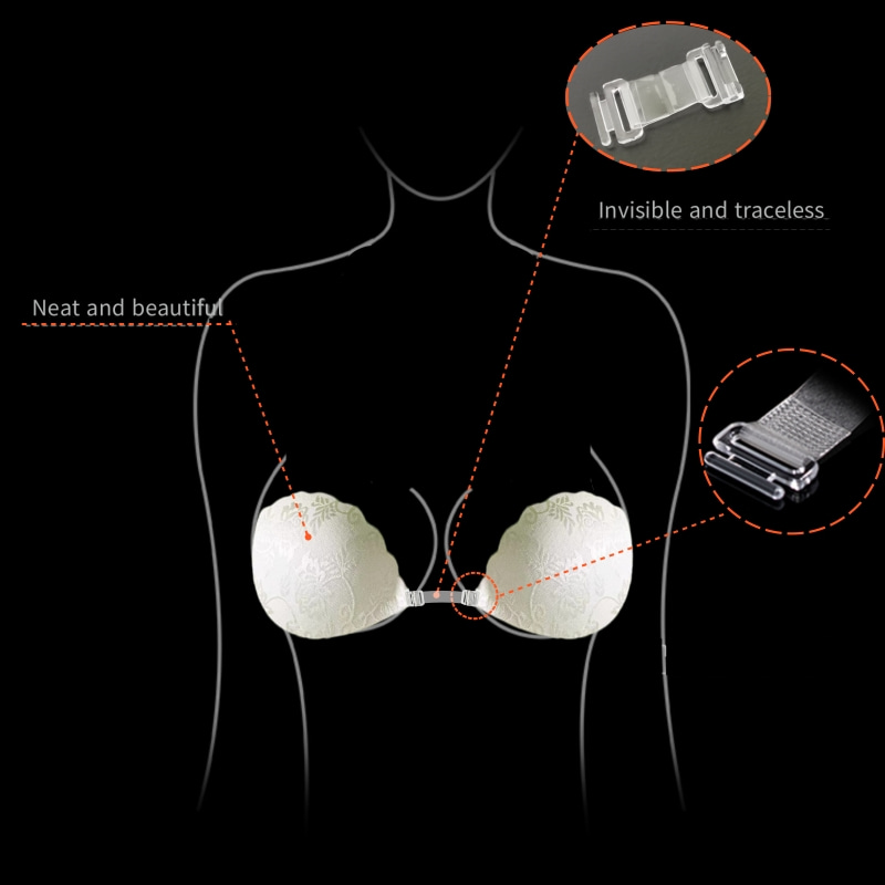 Lace Invisible Bra Backless St - огляд і ціна Backless Bra Sticky