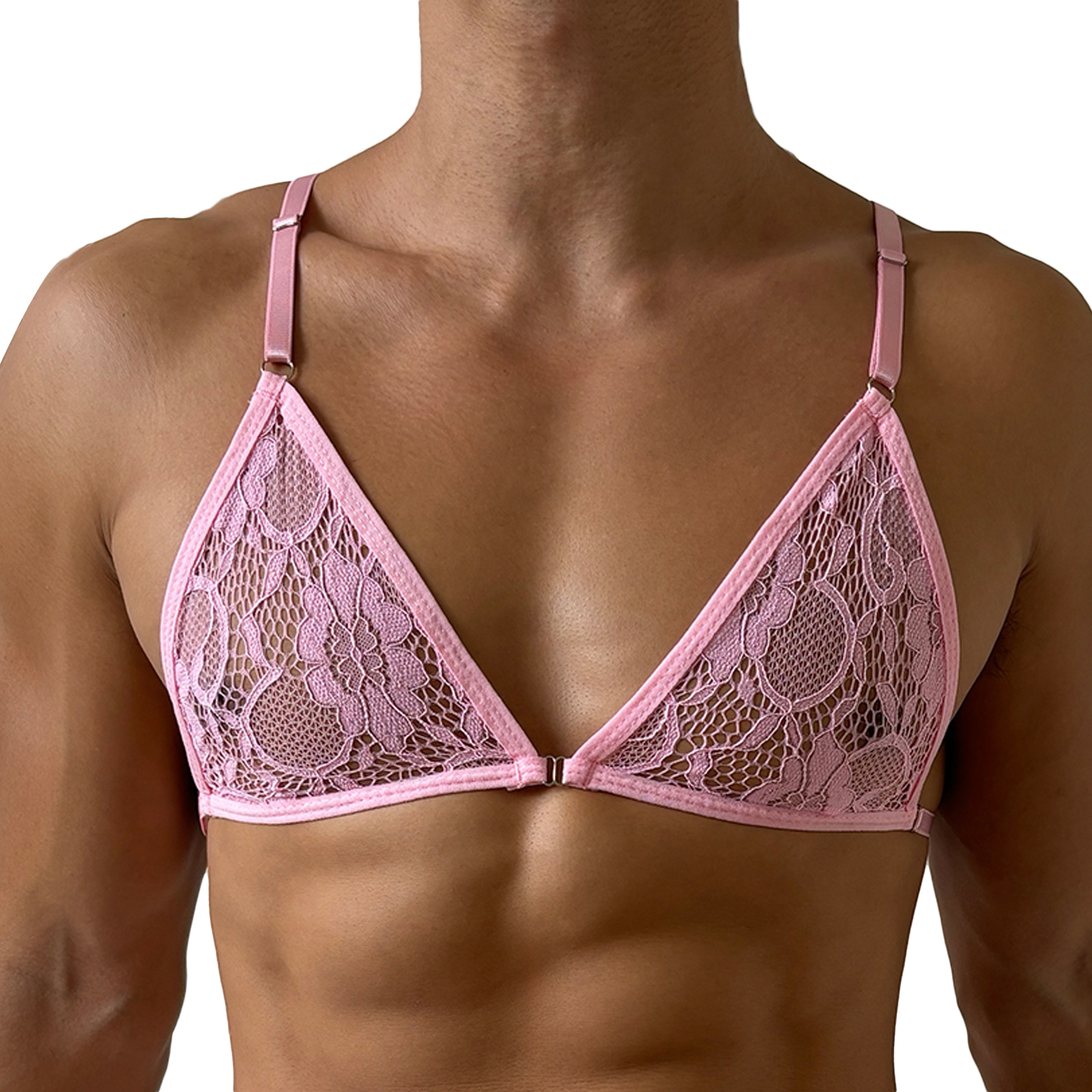 Sexy Open Bra Lace Halterneck  - огляд і ціна Lace Bralette Set