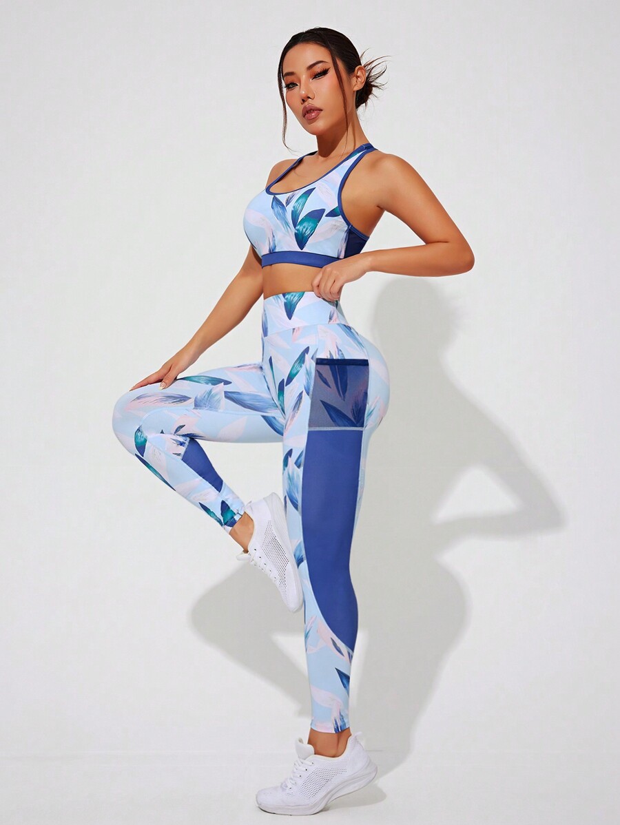 Womens Printed Racerback Sport - огляд і ціна Sports Bra Racerback