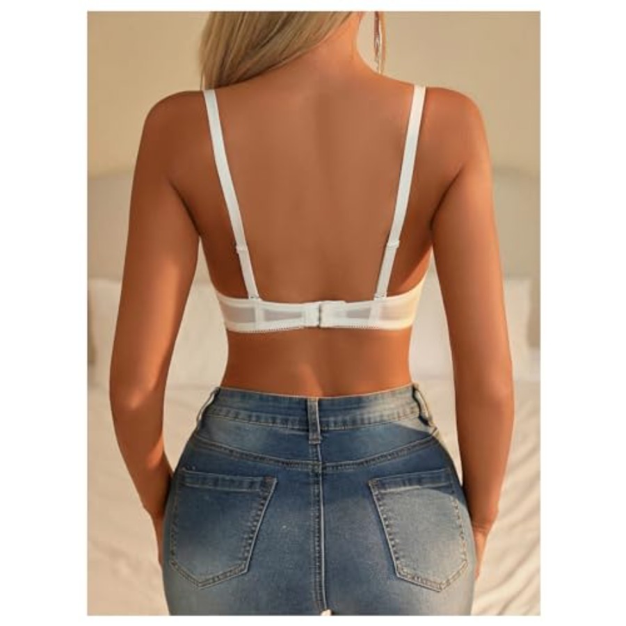 RoseSeek Women's Sheer Lace Un - огляд і ціна Sheer Bra Lace