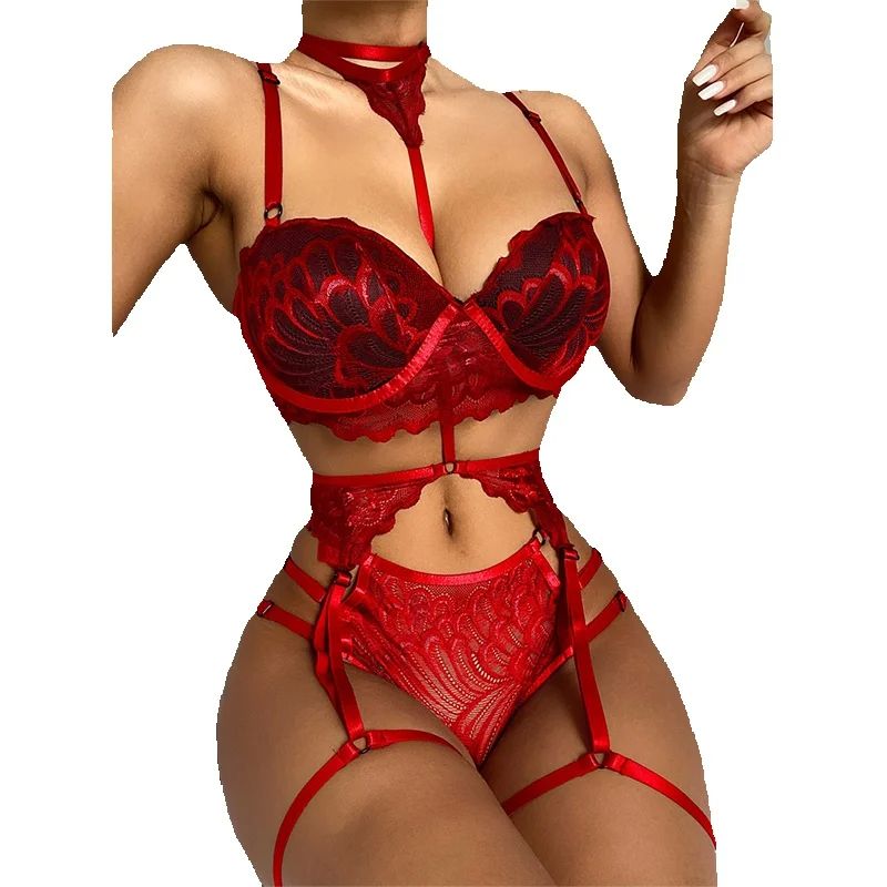 Sexy Lingerie Set Women Lace M - огляд і ціна Sheer Bra Lace
