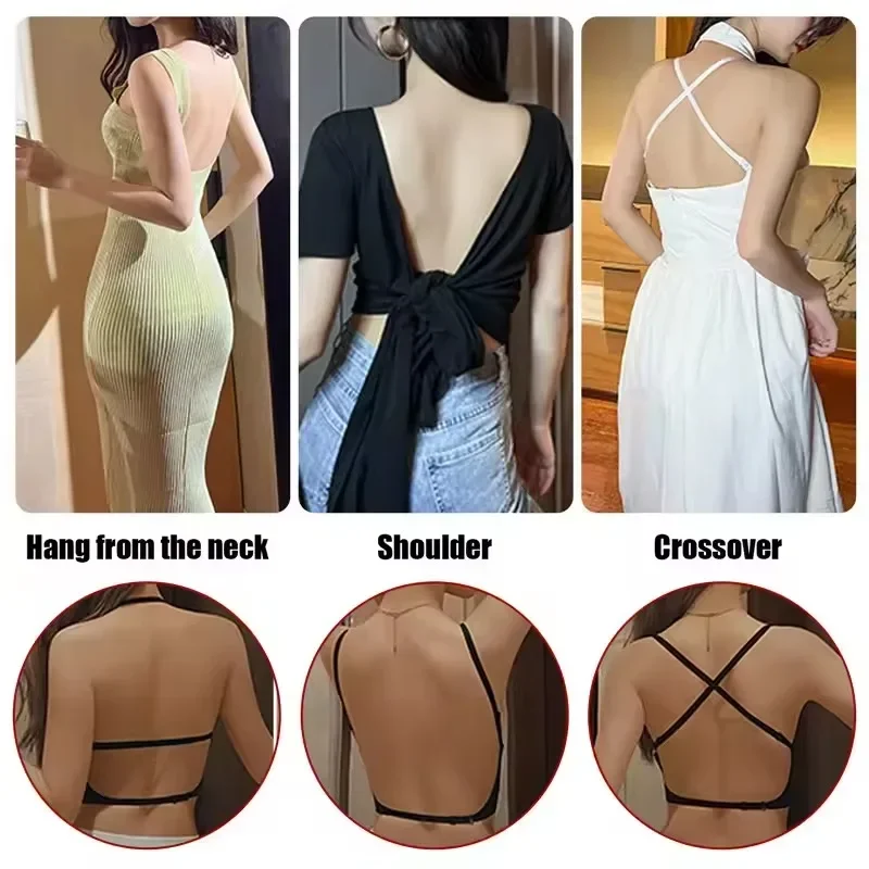 Women Invisible Bra Deep U Plu - огляд і ціна Backless Bra Sticky