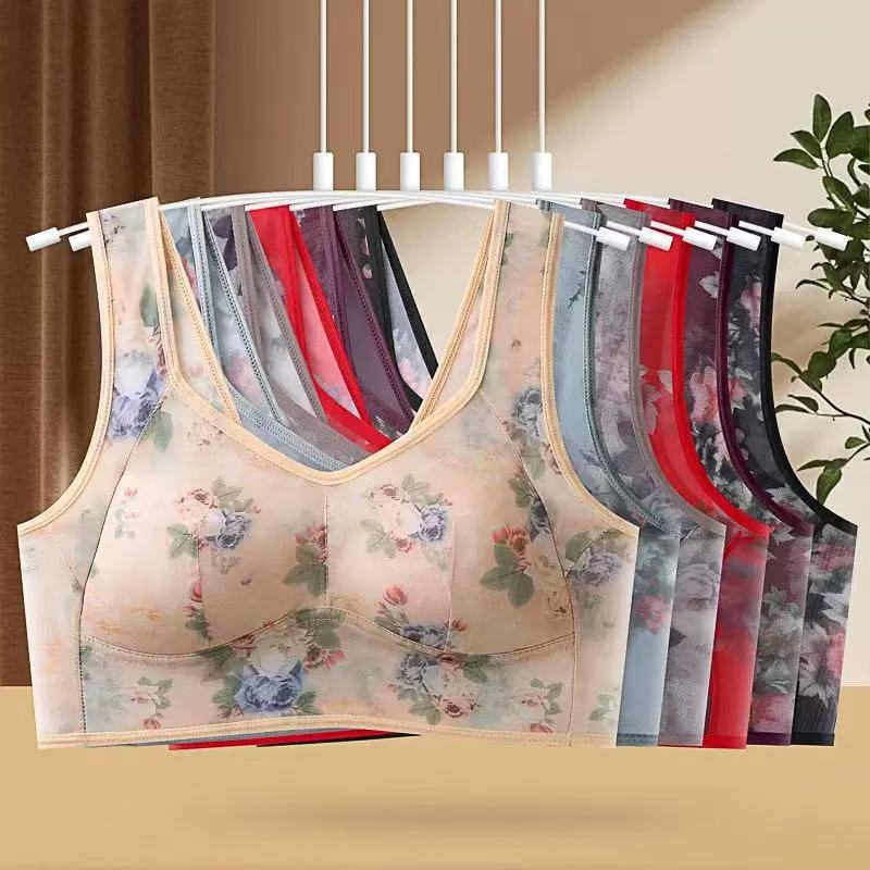Women's Ice Silk Non-Padded Wi - огляд і ціна Full Coverage Bra