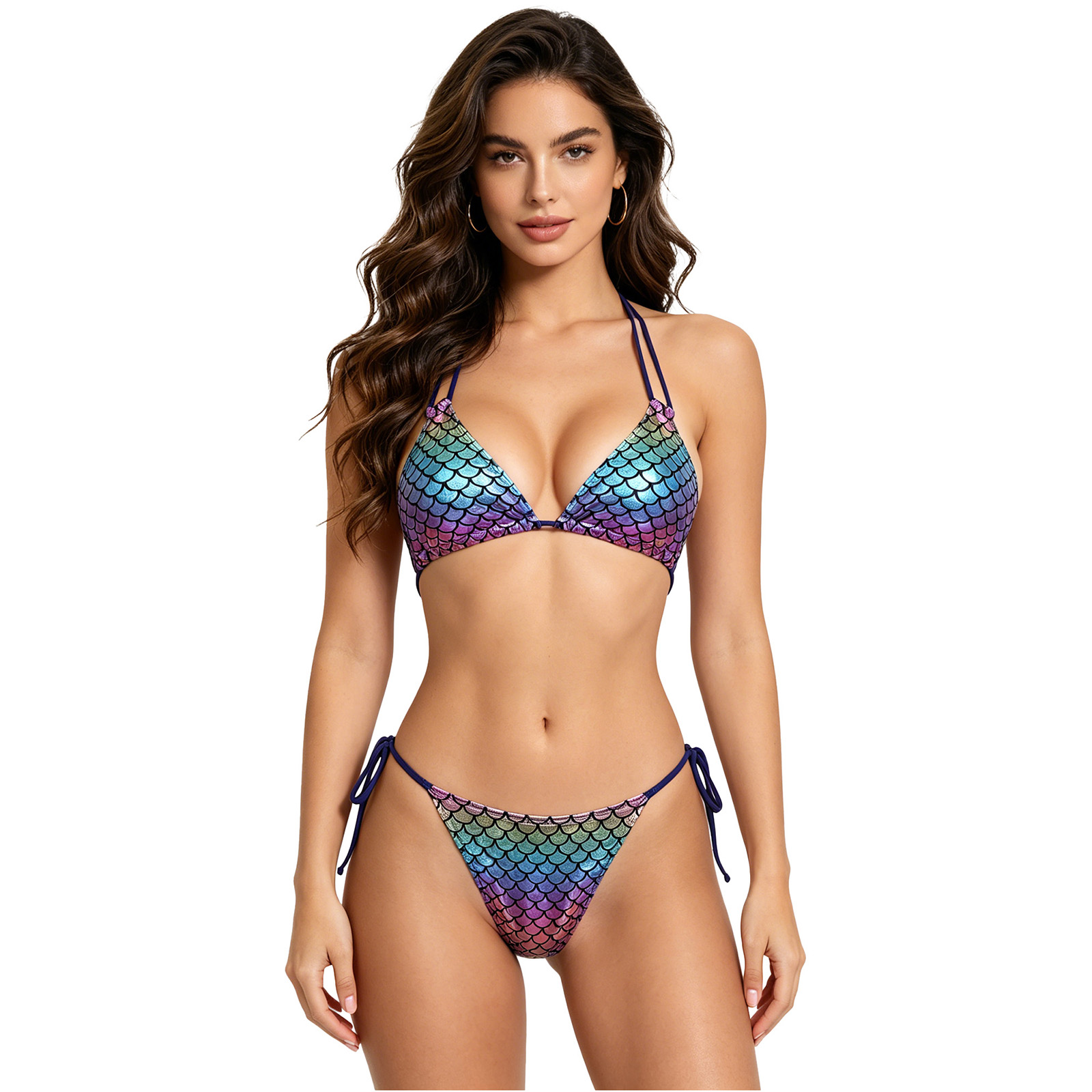 Women's Mermaid Bikini Swimsui - огляд і ціна Underwire Bra Padded