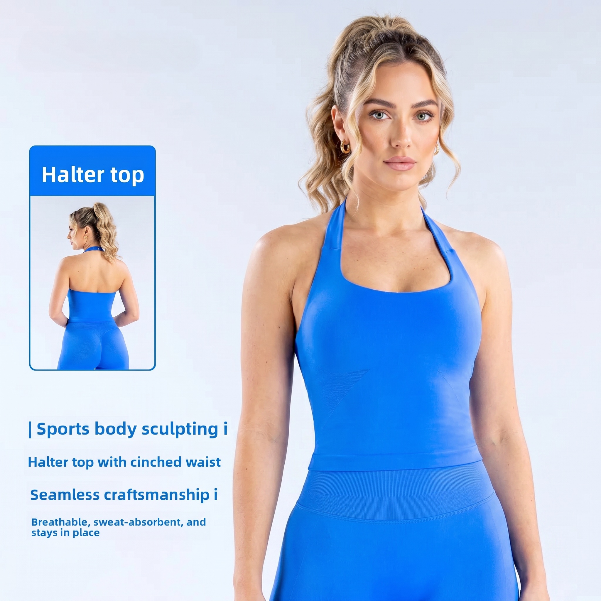 DenyfFitness Halter Top Woman  - огляд і ціна Plunge Bra Push Up