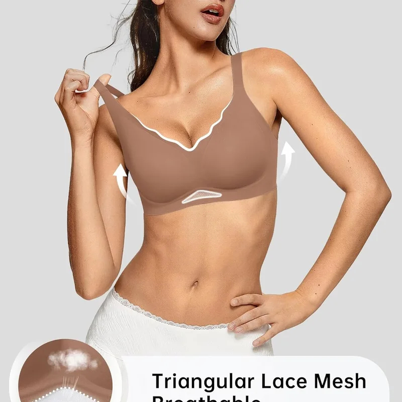 Women’s Wireless Bras Scallope - огляд і ціна Wirefree Bra Comfort